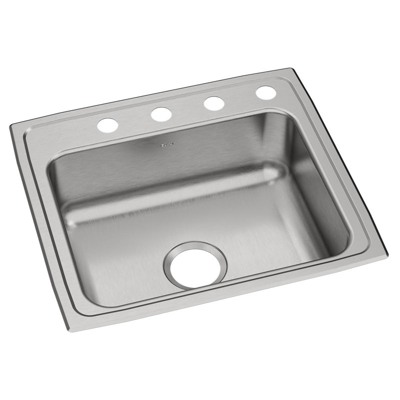 Évier de cuisine à montage sur plan L 22 po x l 20 po Celebrity, 4 trous