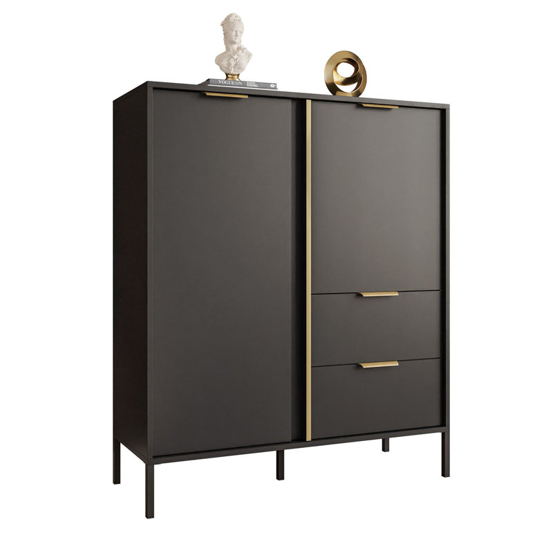 Amei 2 Drawer 103.3cm W Combo Dresser