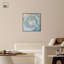 Toile dorée I, art abstrait bleu par Art Remedy-107758326-107758337