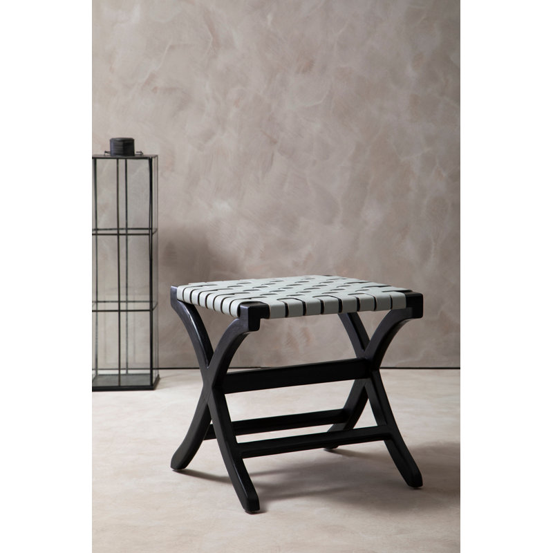 Senna Solid Wood Accent Stool