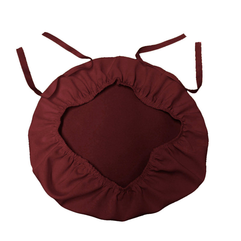 Outdoor 2'' Dining Chair Cushion Cover, Burgundy