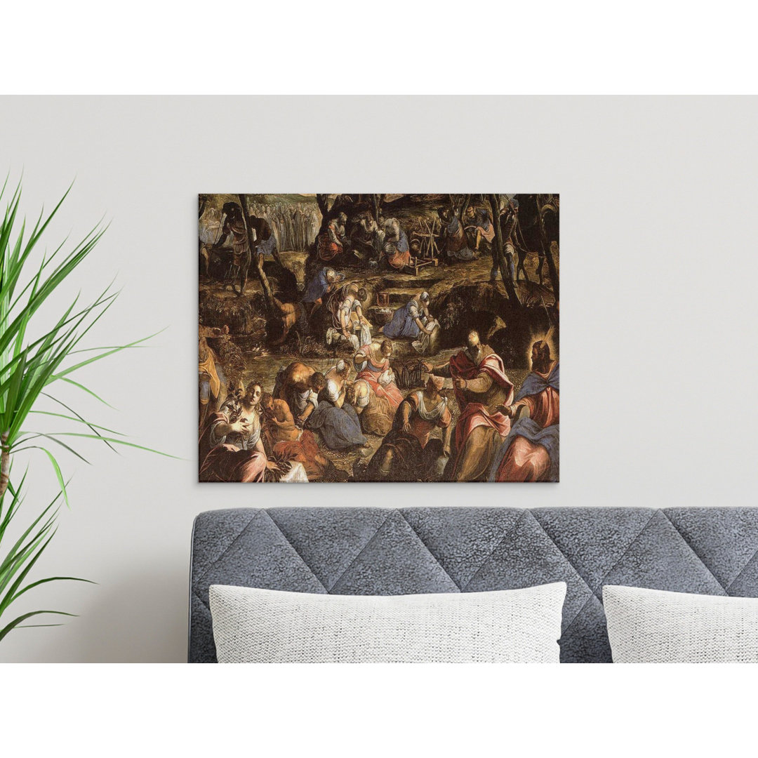 Old Master Biblical Painting Canvas Print, Renaissance Religious Wall Art Decor, Classical Christian Scene Masterpiece Reproduction for Home