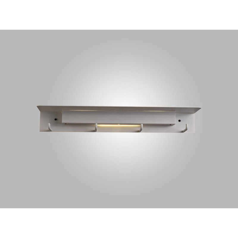 Fuerteventura LED Flush Mounted Sconce, Matt White