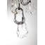 Lustre, 16 lumières, 24 po, noir mat, verre mélangé-349207429