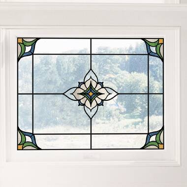 stained glass wall decal