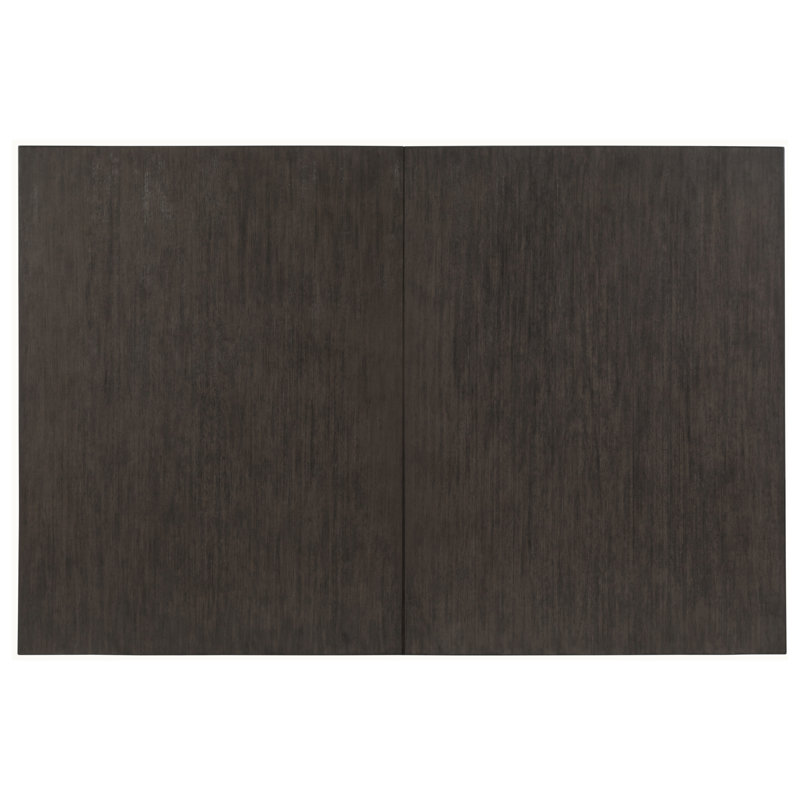 Mahogany Brown Extendable Rectangular Dining Table
