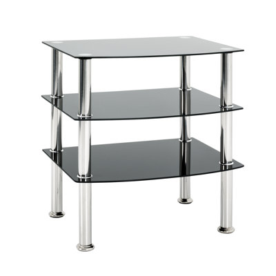 Arnoldo Glass Top End Table
