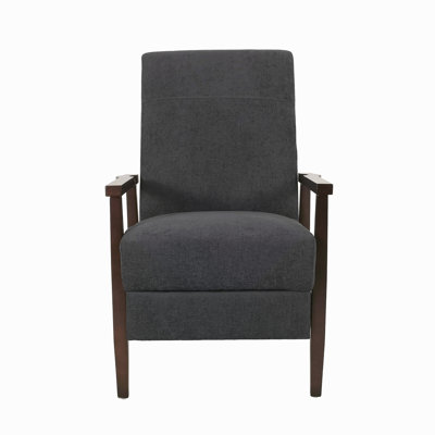 24.75'' Wide Wood Hand Manual Club Recliner