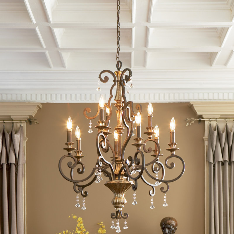 Banville 9 - Light Candle Style Chandelier