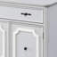 Armoire d'appoint grise 2 portes avec 1 tiroir