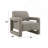 Gray Chenille Accent Chair