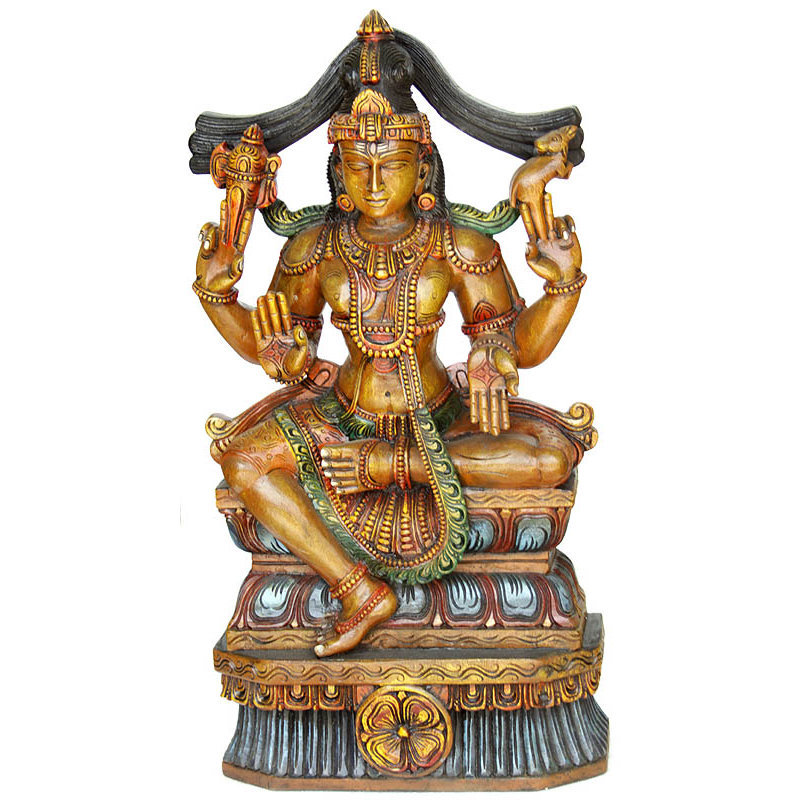 Lord Shiva assis à Lalitasana