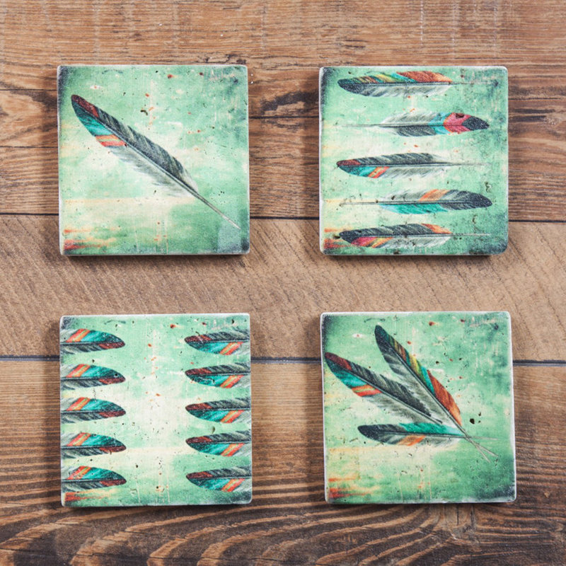 Stoneware Square 1 Piece Coaster