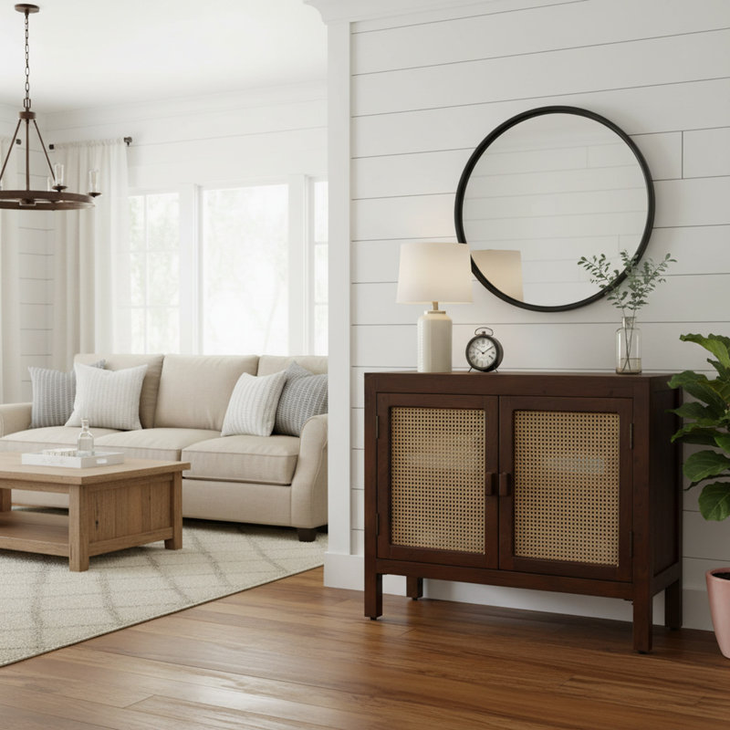 Mango Wood Two Door Sideboard