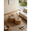 Ensemble de 2 tables basses avec rangement