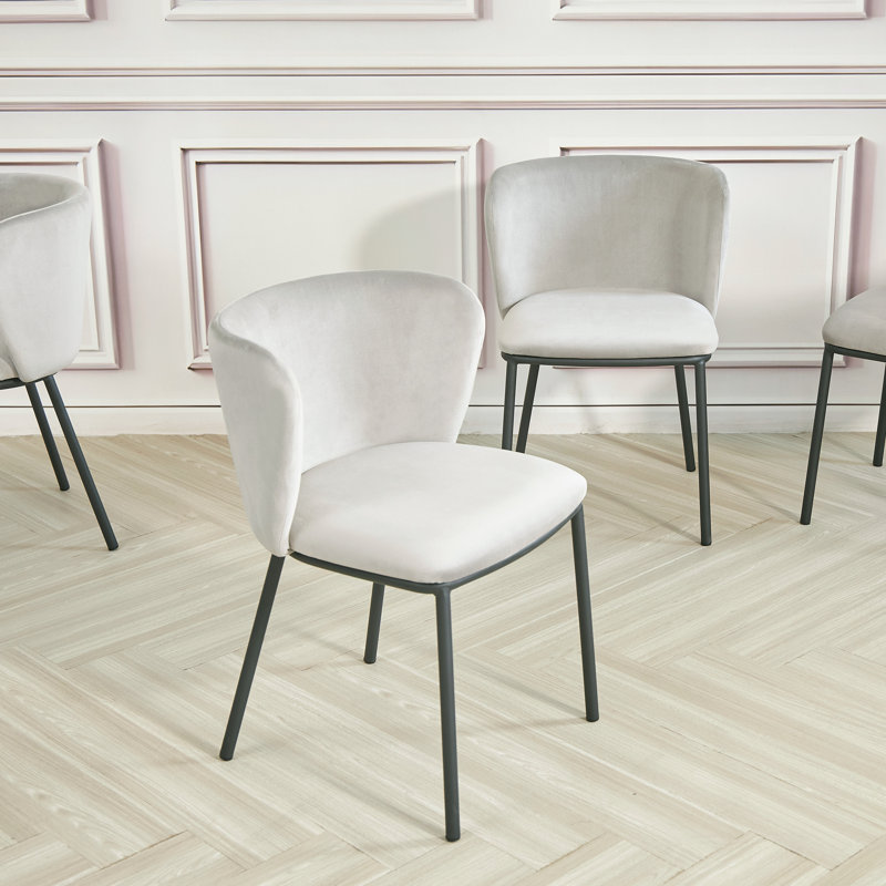 Montalto 48cm H Linen Upholstered Side Chair, Beige