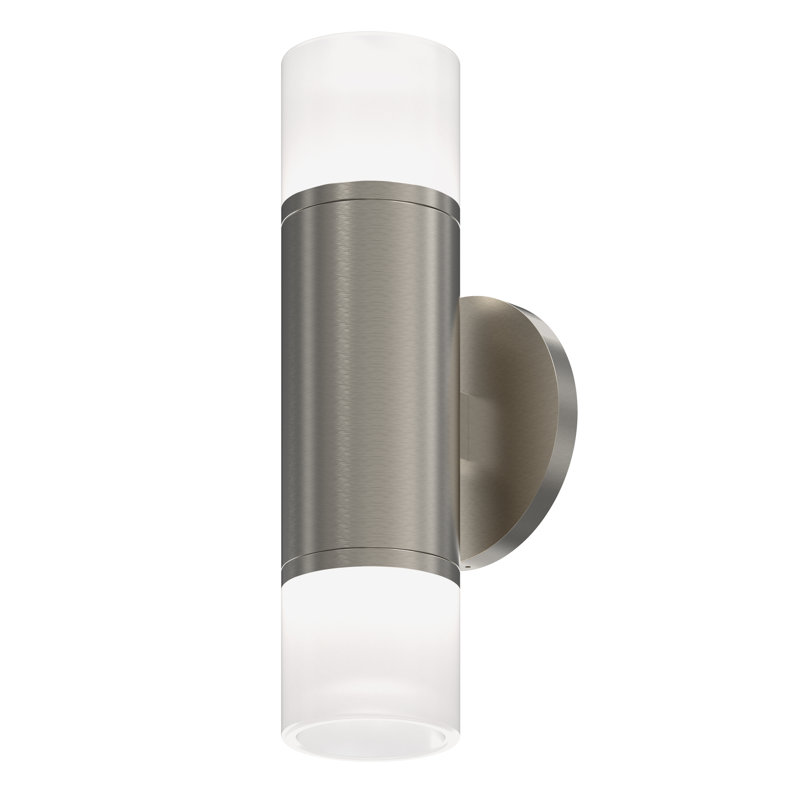 ALC™ 2 - Light LED Armed Sconce, Satin Nickel, 10.75" H x 4.25" W  x 3" D