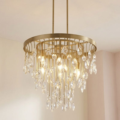 Livorno 4-Light Chandelier in Noble Brass