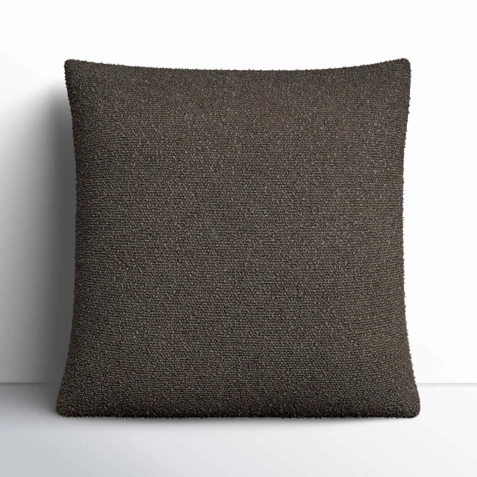 Amalfi Pillow Cover, Polyester/Polyfill, Square 20", Brown