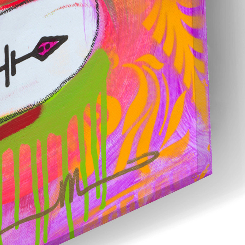 «Cancer» par Dean Russo, art mural en verre acrylique, H 24 po x l 16 po
