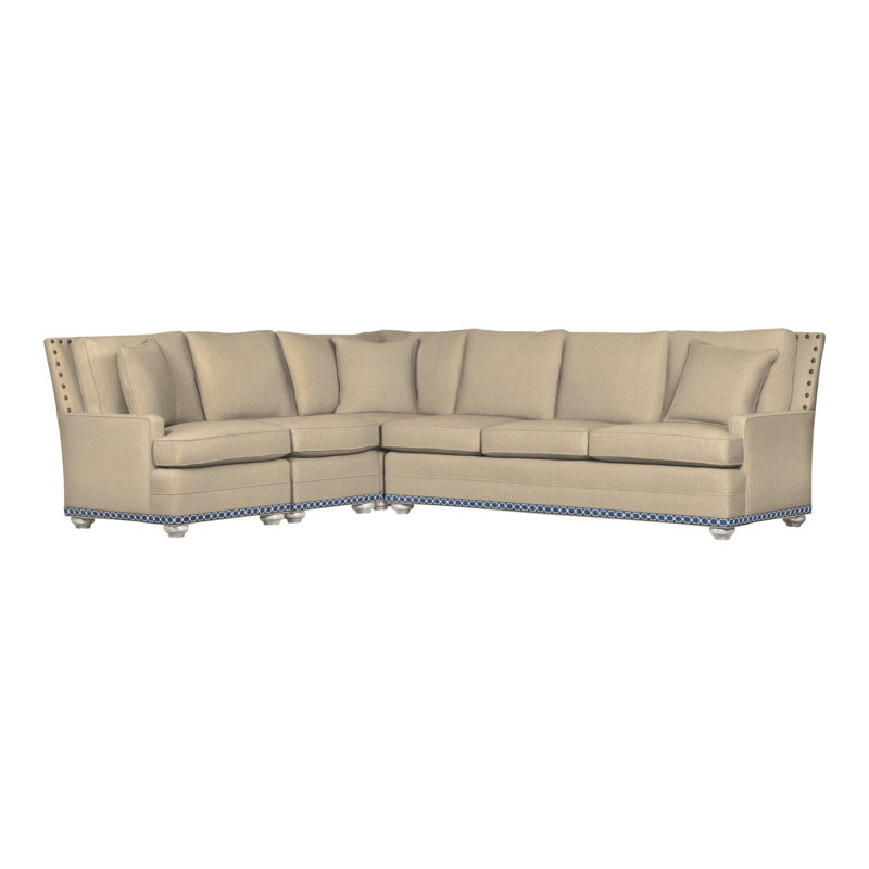 American Bungalow 4-Piece Riverside L-Sectional, Yes, Casa Blanca, Nomad Sand