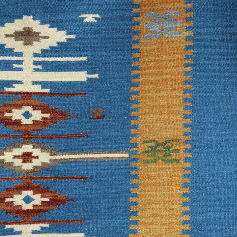 Wool Abstract Indoor Rug