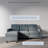 Mayko Upholstered L-Shaped Sectional Reversible-313757255