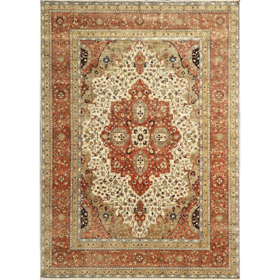 Hand Knotted Wool Oriental Area Rug