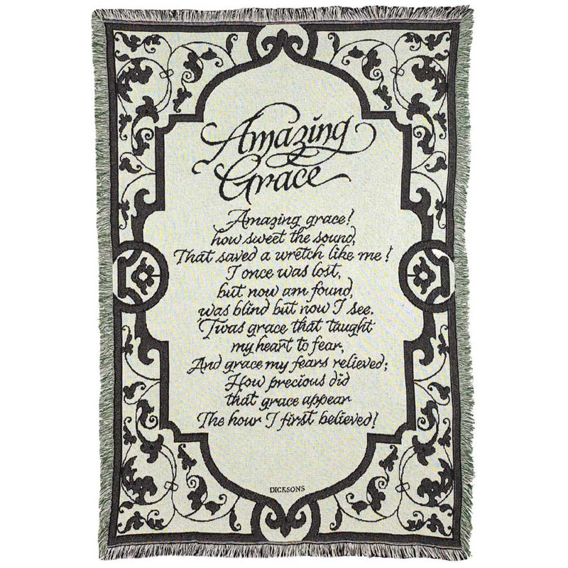 THROW AMAZING GRACE NAT/BAYLOR GR.COTTON