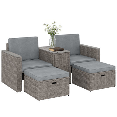 Rattan Chair Set