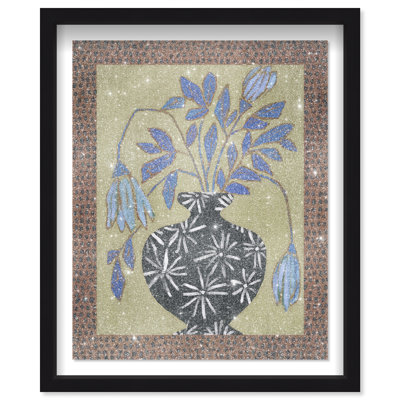Rust & Sage Still Life Shadowbox Floral & Botanical Print by Oliver Gal, Black Frame, 16 x 20
