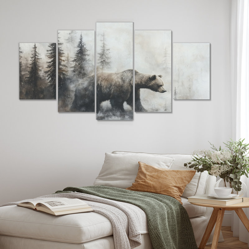 Art mural Shambaugh - Ours 2 - Art mural moderne sur toile