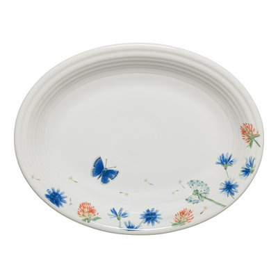 Plat de service moyen ovale 11 5/8 po Fiesta Breezy Floral