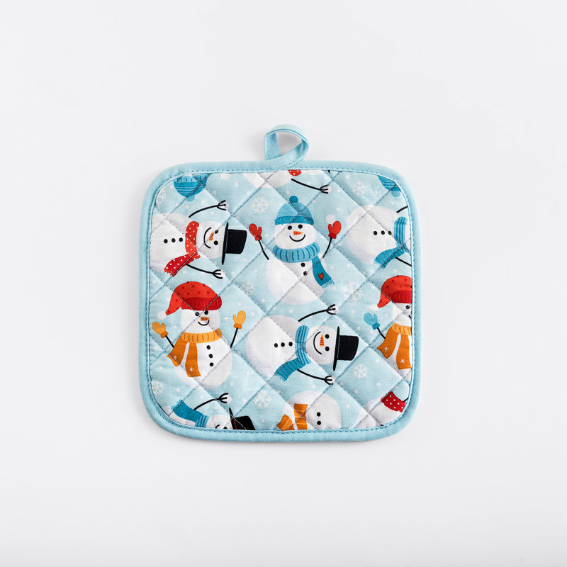 No. 918 Snow Globe Holiday Potholder