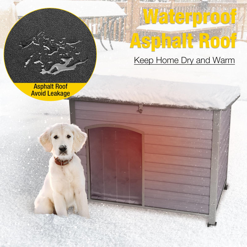 Portable Igloo Style Dog House, 64cm H x 85.1cm W x 64cm D