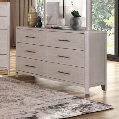 Ahern Solid Wood 6-Drawer Dresser by Enitial Lab