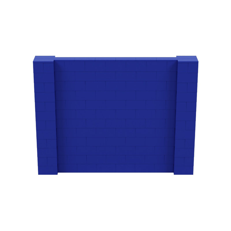 Cloison 1 panneau autoportante, Bleu, H 72 po x l 96 po x P 12 po