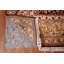 Tapis rouge à motif floral All-Over Agra 9x12