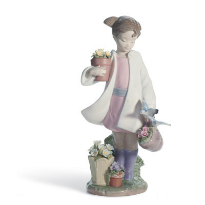 Utopia Delicate Nature Girl Figurine -  Lladro, 01008240
