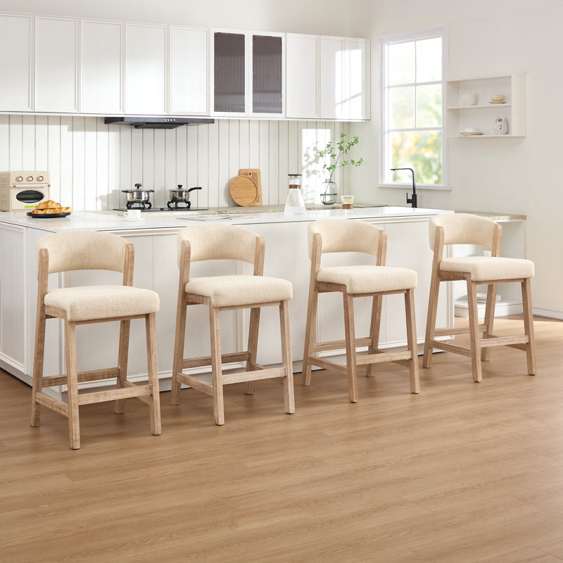 Tabouret de comptoir Albia, Blanchies