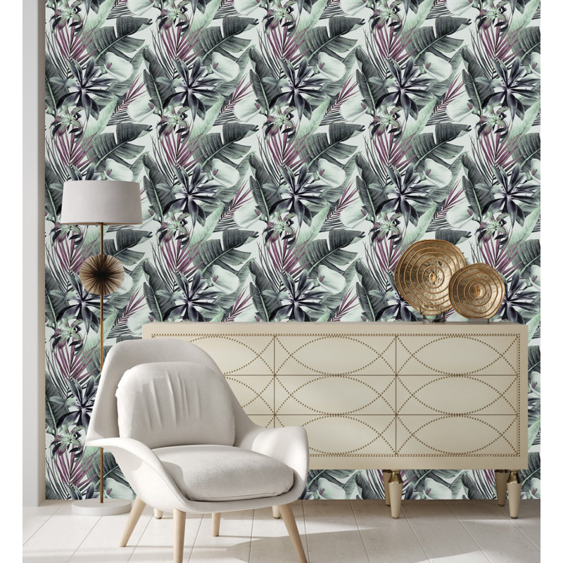 Panneau de papier peint Kight Callas and Plants, L 2,08 pi x L 18,75 pi