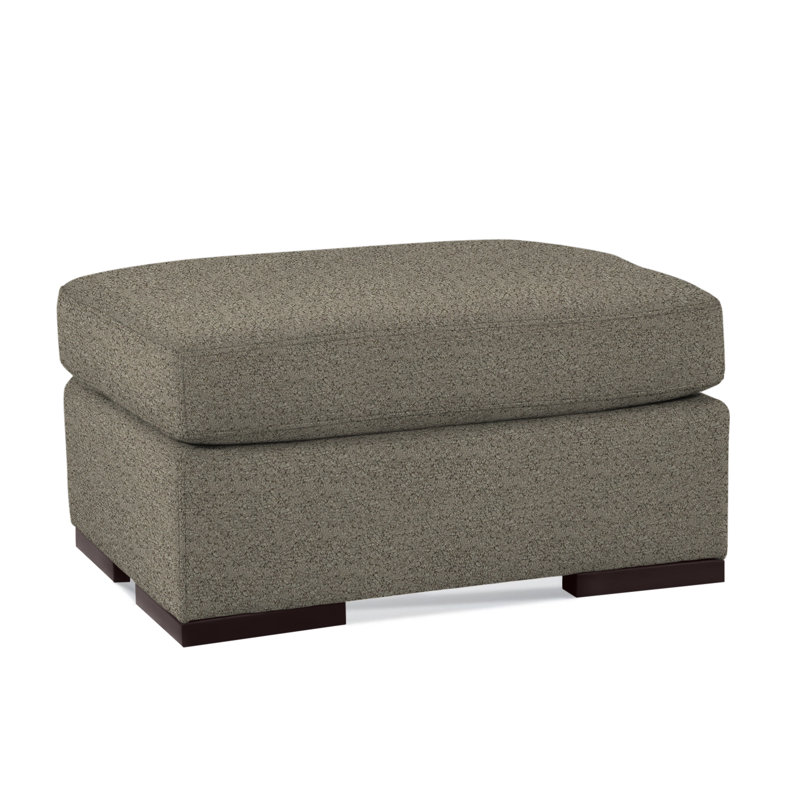 Memphis Ottoman, Brown Geometric, 0456-33, Java