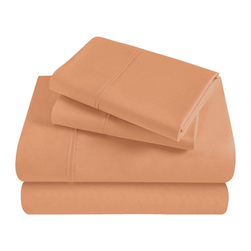 Superior Beige 300 Thread Count Egyptian Cotton Queen Sheet Set