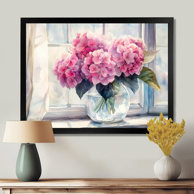 Irodita hydrangea Bouquets by the Window II - Hydrangea Wall Art