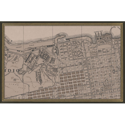 San Francisco, grille rétro carte B