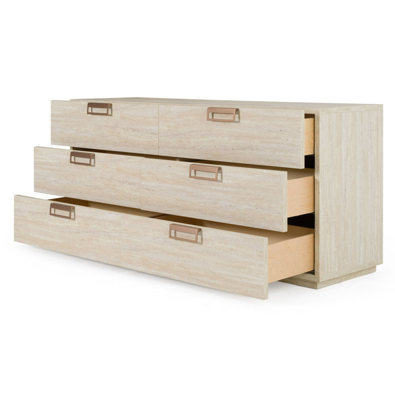 Lamod Italia Lago - Commode moderne en faux travertin