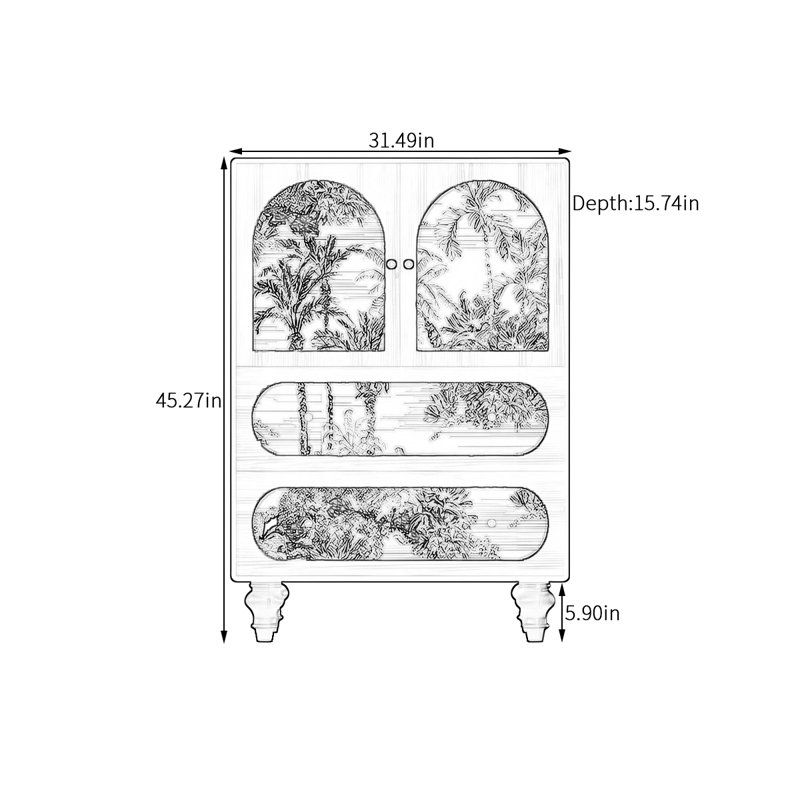 Armoire de rangement Vintage