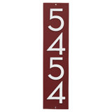 Floating Modern 6" Number Vertical Address Plaque (4 Characters)
