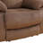 Velvet 3-Piece Manual Reclining Sofa Set with Console & Drop-Down Table