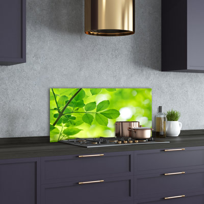 50cm W x 100cm L Glass Peel and Stick Panel
